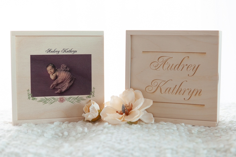 Custom Wood Box - Belle Haven Photography